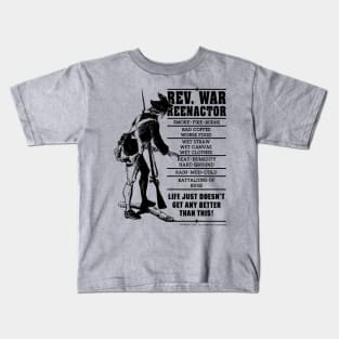 Revolutionary War Reenactor Kids T-Shirt